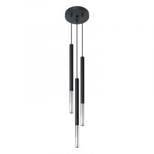 Aluminium pendant light chrome, Ilonca
