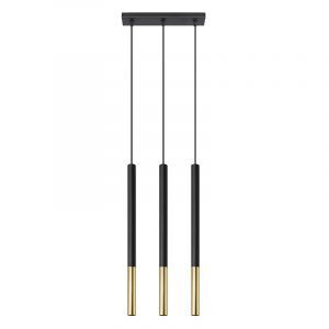 Aluminium pendant light gold, Ilonca