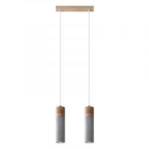 Concrete pendant light brown, Ferron