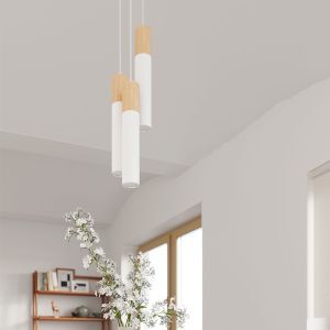 Aluminium pendant light brown, Francesca