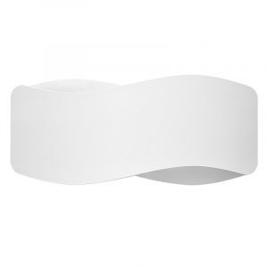 Aluminium up down wall light white, Keely