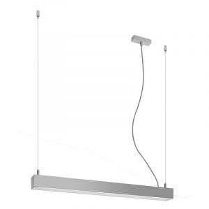 Aluminium pendant light grey, Mascha, 22W, 3000K LED