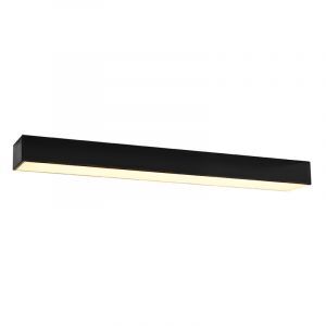 Aluminium ceiling light black, Mascha, 22W, 3000K LED