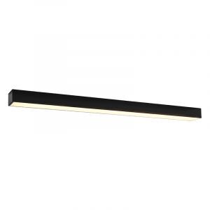 Aluminium ceiling light black, Mascha, 31W, 3000K LED