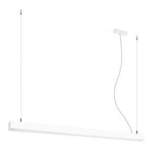 Aluminium pendant light white, Mascha, 38W, 3000K LED