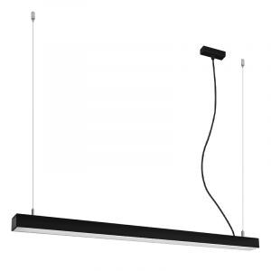 Aluminium pendant light black, Mascha, 38W, 3000K LED