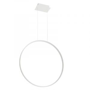 Aluminium pendant light white, Ringo, 50W, 3000K LED