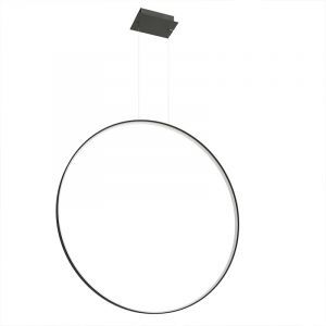 Aluminium pendant light black, Ringo, 70W, 3000K LED