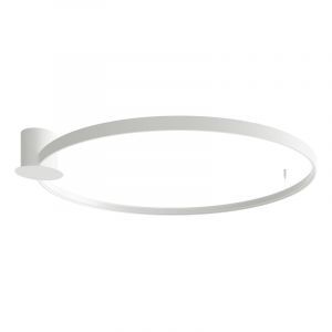 Aluminium flush ceiling light white, Ringo, 70W, 3000K LED
