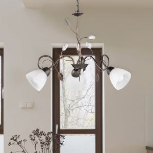 Rust Coloured chandelier classic, Astrid