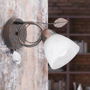 Rust Coloured wall light classic, Astrid