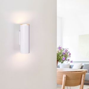 White wall light modern, Kaso