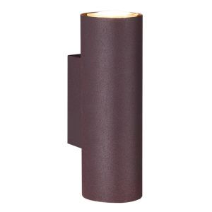 Rust Coloured up down wall light modern, Kaso
