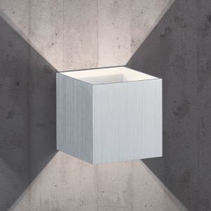 Grey up down wall light modern, Eva, 4,3W, 3000K LED