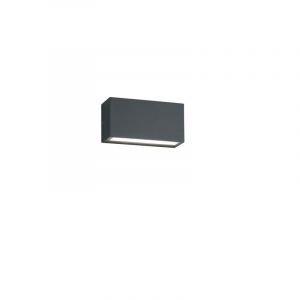 Anthracite outdoor light modern, Seby, 10W, 3000K LED, IP65