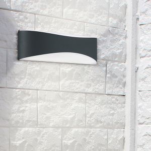 Black outdoor light modern, Bernadina, 9W, 3000K LED, IP65