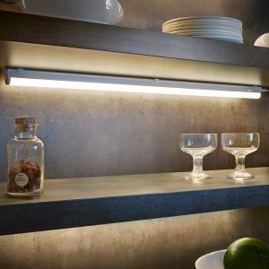 White ceiling light plastic, Irmak, 13W, 3000K LED, with switch