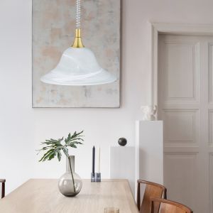 Brass pendant light design, Aurora