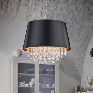 Chrome pendant light modern, Asiya