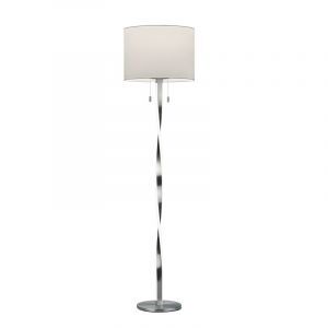 Nickel floor lamp modern, Ramten, 7W, 3000K LED, with switch