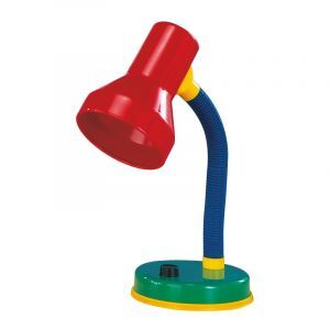 Multicoloured children's table lamp plastic, Lagos, with switch