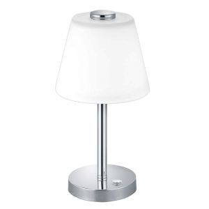 Chrome table lamp modern, Liv, 4W, 3000K LED, with switch