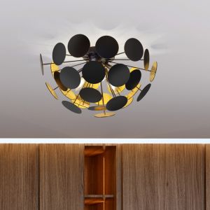 Black flush ceiling light modern, Xinhe