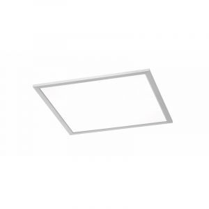 Nickel flush ceiling light modern, Badria, 25W, 3000K LED