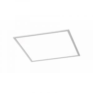 Nickel flush ceiling light modern, Badria, 30W, 3000K LED