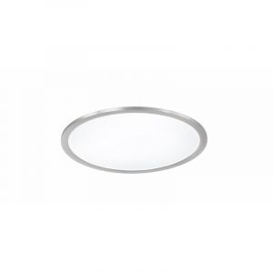 Nickel flush ceiling light modern, Badria, 25W, 3000K LED