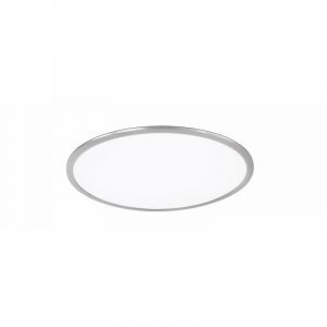 Nickel flush ceiling light modern, Badria, 30W, 3000K LED