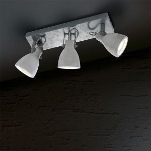 Concrete ceiling spotlight grey, Lamija