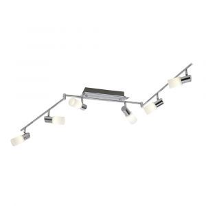 Grey ceiling spotlight glass, Morely, 4,5W, 3000K LED