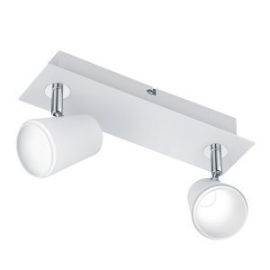 White wall light glass, Laysha, 6W, 3000K LED, with switch