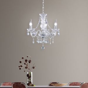 Transparent chandelier classic, Pedra