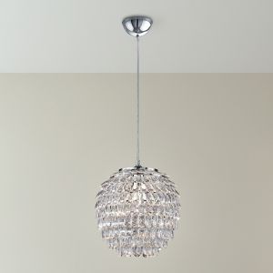 Chrome pendant light retro, Ilse