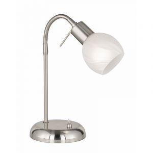Nickel mini recessed downlight modern, Benita, with switch