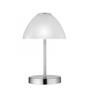 Nickel table lamp modern, Aaron, 2,5W, 3000K LED, with switch