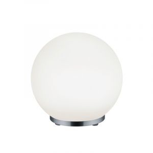 Chrome table lamp modern, Berkant, 5,5W, 3000K LED, with remote control