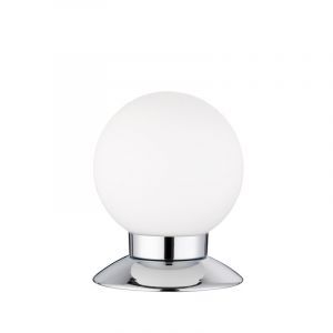Chrome table lamp modern, Nolan, 3W, 3000K LED, with switch