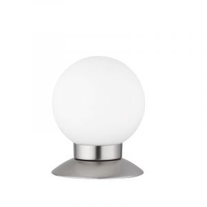 Nickel table lamp modern, Nolan, 3W, 3000K LED, with switch