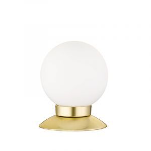 Brass table lamp modern, Nolan, 3W, 3000K LED, with switch