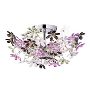 Chrome ceiling light retro, Wooler