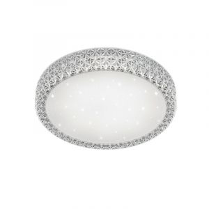 White flush ceiling light classic, Valentina, 27W, warm to cold white adjustable LED, with remote control