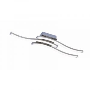 Nickel flush ceiling light design, Go, 5W, 3000K LED