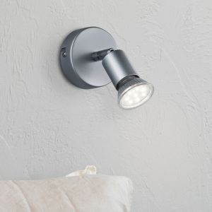 Silver wall spotlight modern, Belal