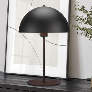 Black table lamp modern, Fransisca, with switch