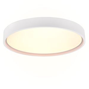 White flush ceiling light modern, Destin, 29W, warm to cold white adjustable LED