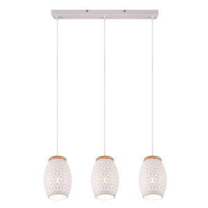 White pendant light modern, Delana