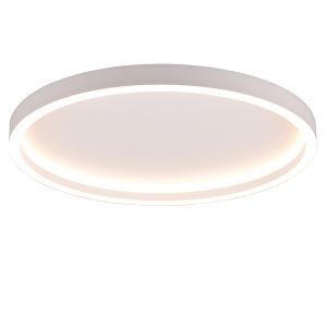 White flush ceiling light design, Gilbert, 20W, 3000K LED